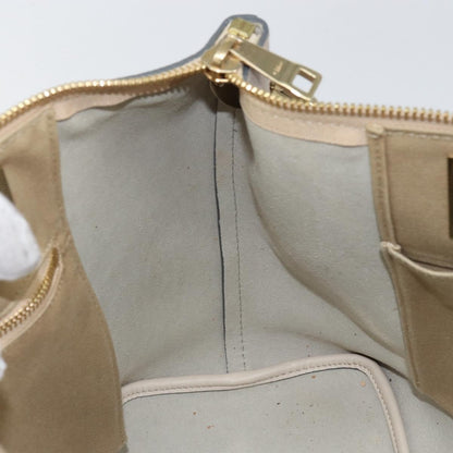 Chloe Bicolor Baylee Satchel Leather, Gray, Leather, Handbag