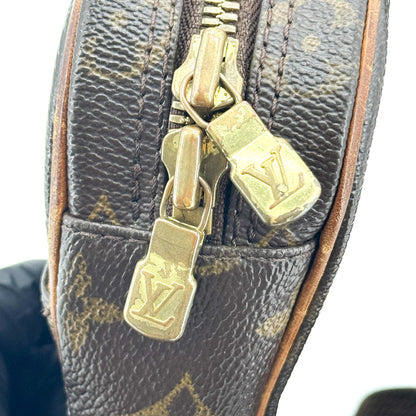 Louis Vuitton Pochette Gange Monogram Canvas, Brown, Canvas, Clutch