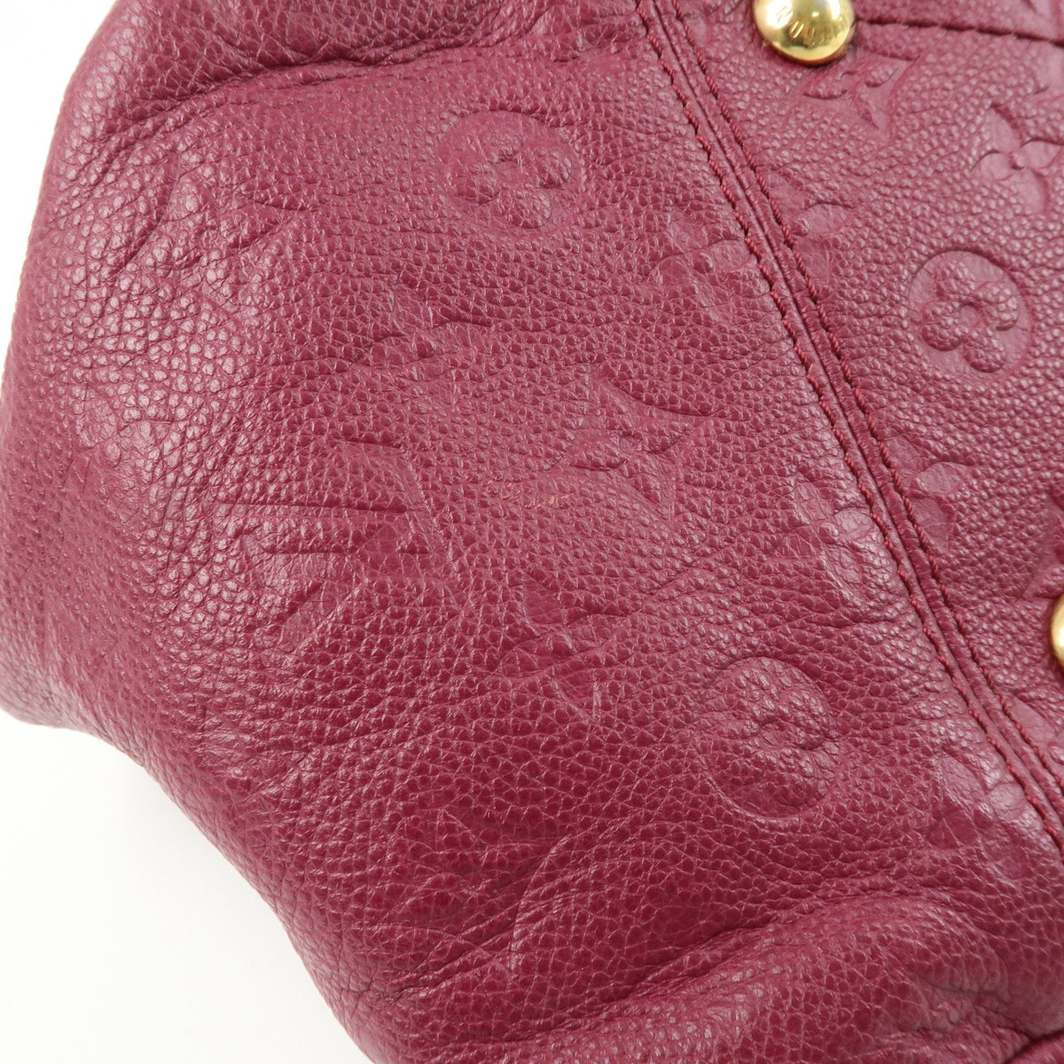 Louis Vuitton Artsy Monogram Empreinte Leather, Burgundy, Leather, Handbag