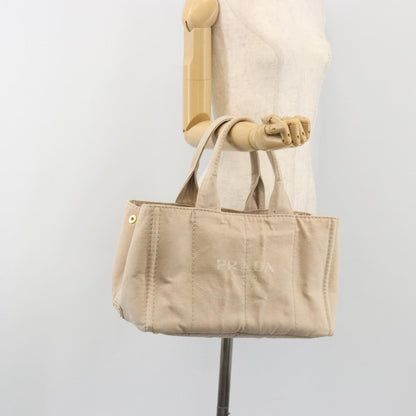 Prada Canapa Canvas, Beige, Canvas, Tote Bag