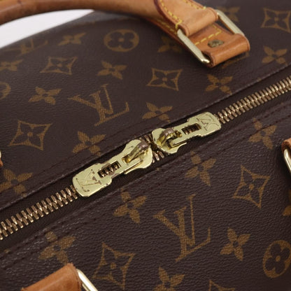 Louis Vuitton Keepall Monogram, Brown, Canvas, Travel Bag