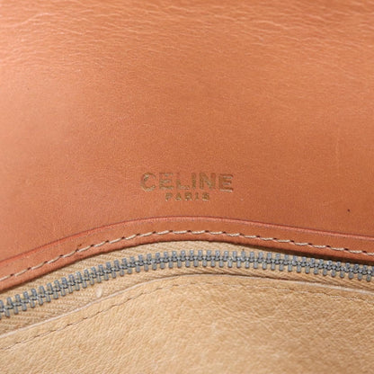 Celine Macadam Shoulder Canvas, Brown, Canvas, Crossbody Bag