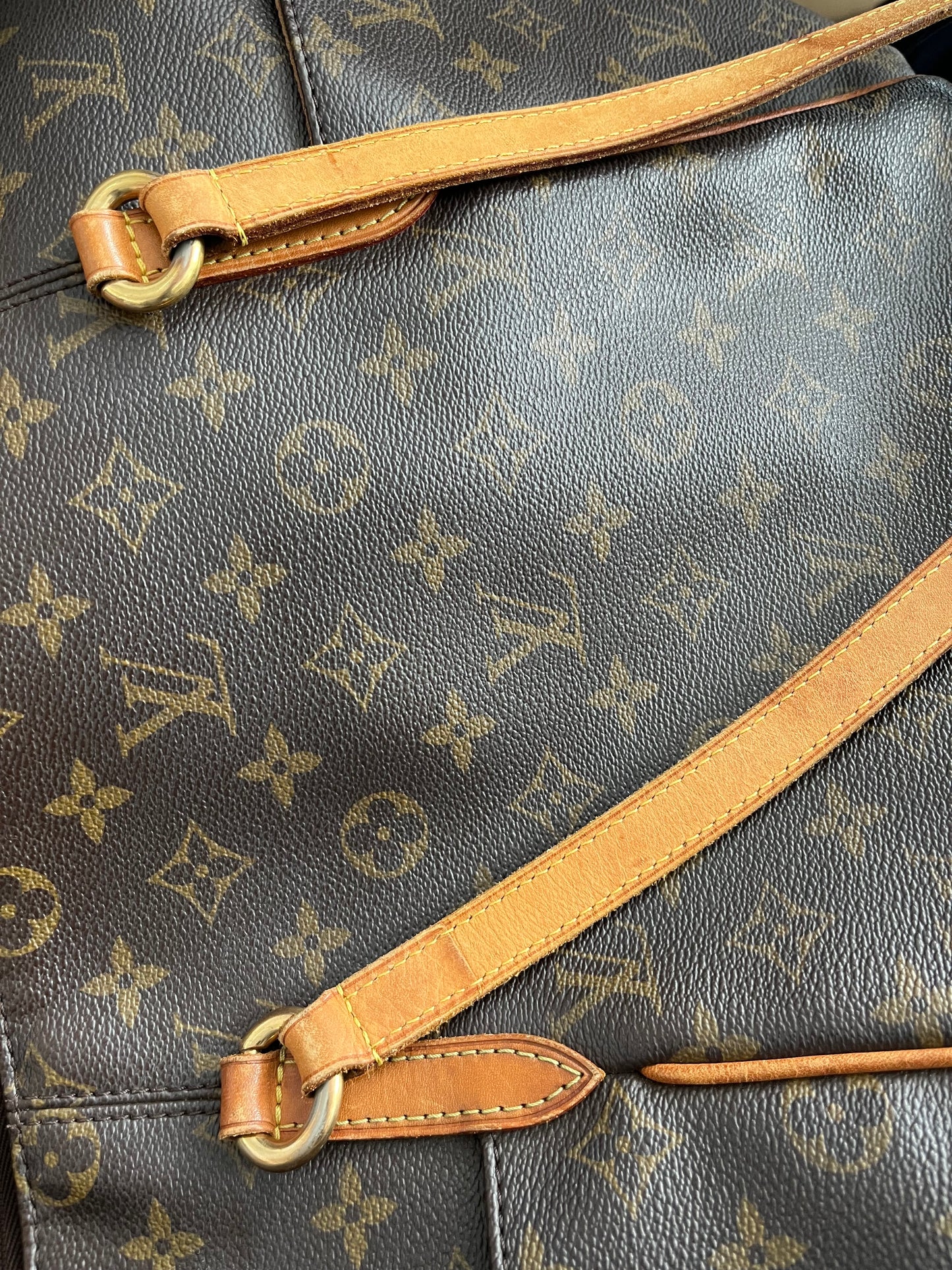 Louis Vuitton Totally Handbag Monogram Canvas, Brown, Canvas, Handbag
