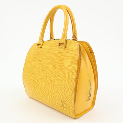 Louis Vuitton Pont Neuf Epi Leather, Yellow, Leather, Handbag