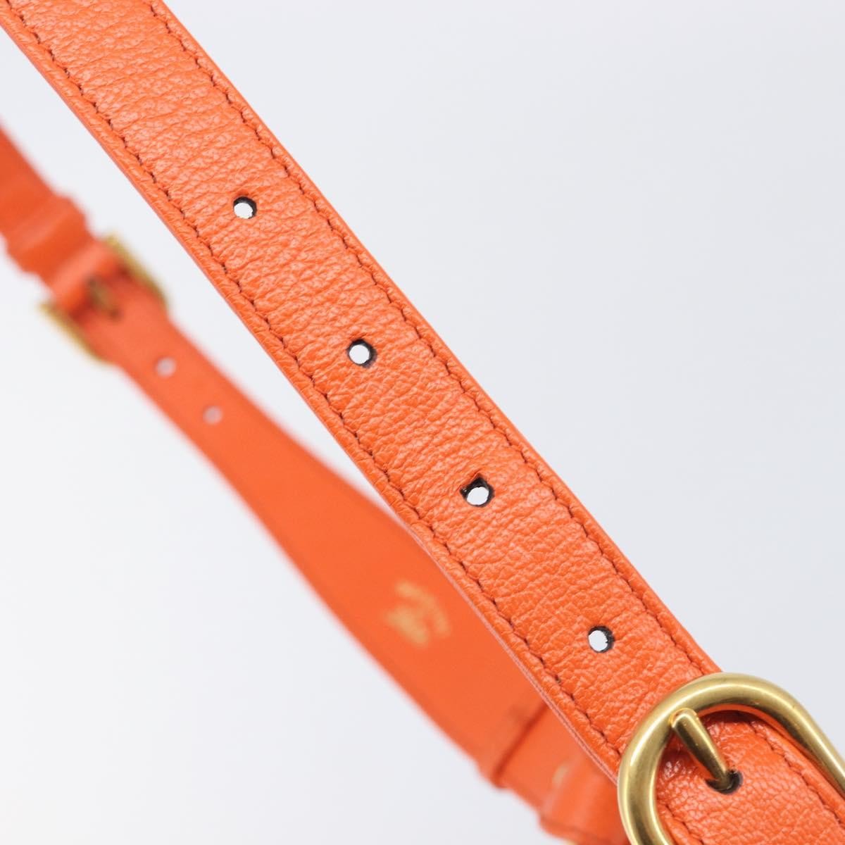 Gucci Aphrodite Leather, Orange, Leather, Shoulder Bag