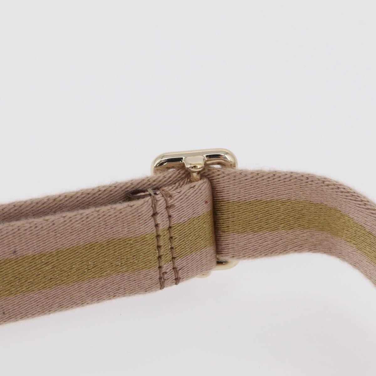 Gucci Web Strap Messenger GG Coated Canvas, Beige, Canvas, Handbag
