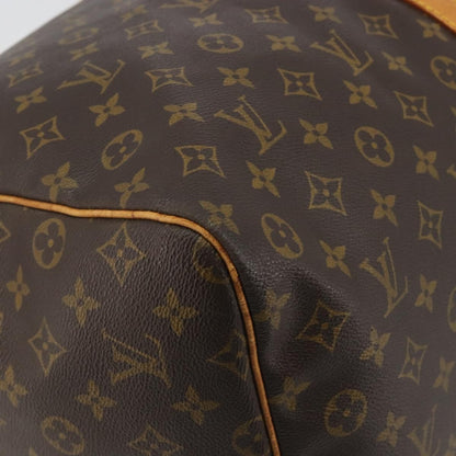 Louis Vuitton Keepall Bandoulière Monogram, Brown, Canvas, Travel Bag
