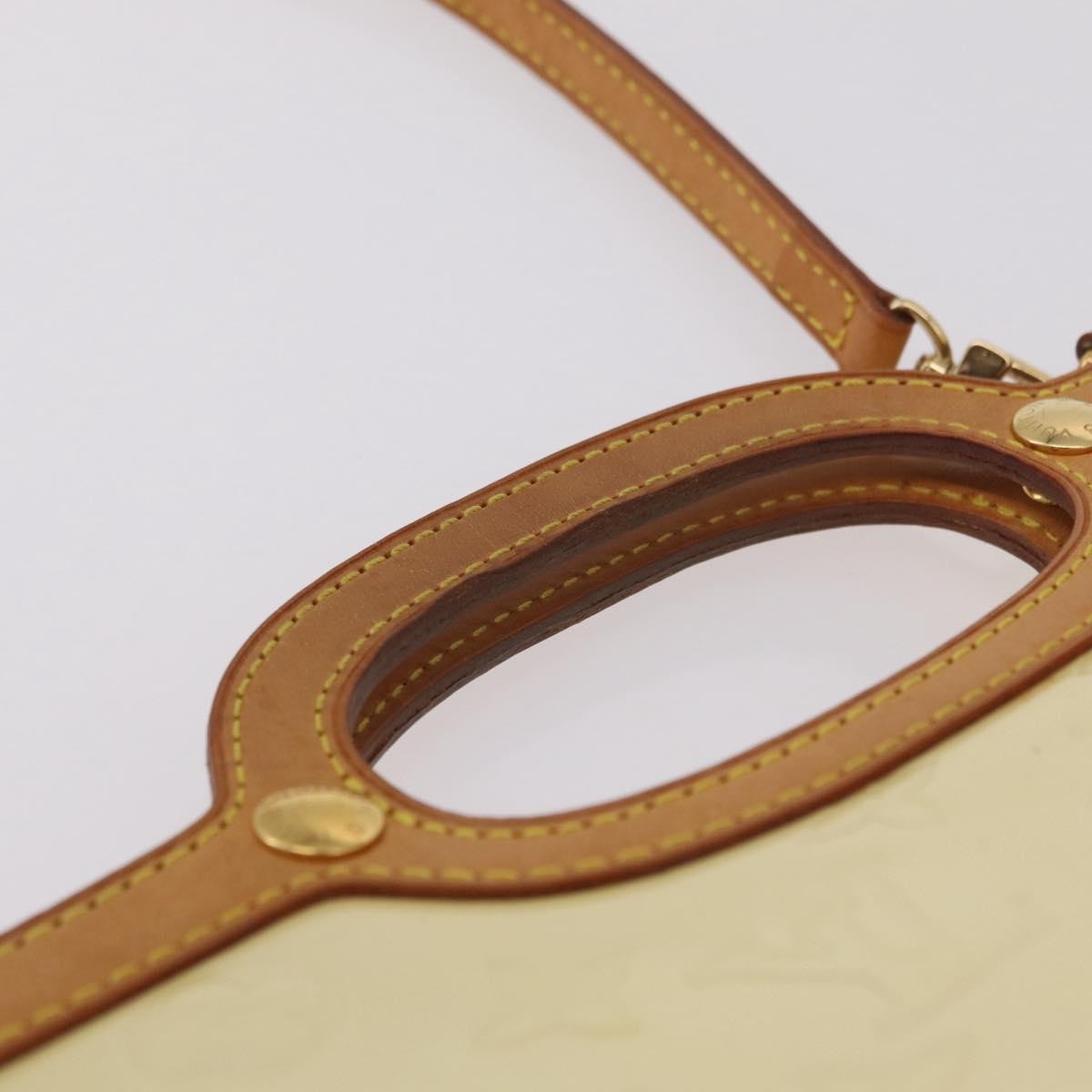 Louis Vuitton Roxbury Drive Monogram Vernis, Beige, Patent Leather, Handbag