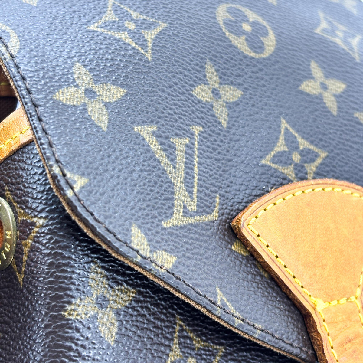 Louis Vuitton Vintage Montsouris Monogram Canvas, Brown, Canvas, Backpack