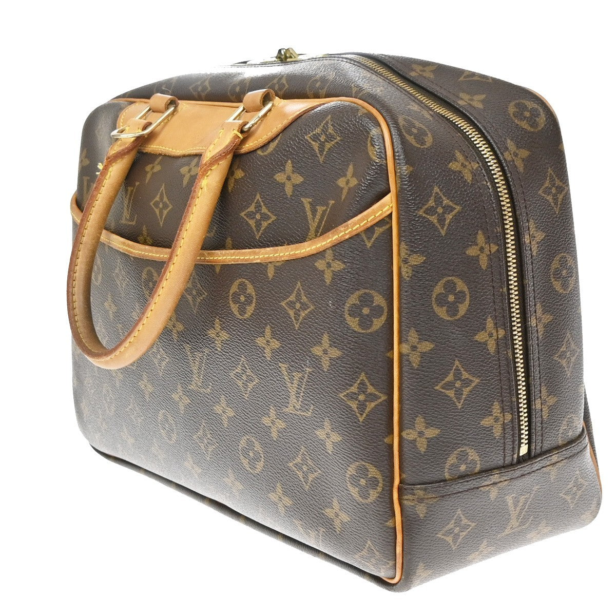 Louis Vuitton Trouville Monogram Canvas, Brown, Canvas, Handbag