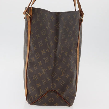 Louis Vuitton Shopping Sac Monogram Canvas, Brown, Canvas, Handbag