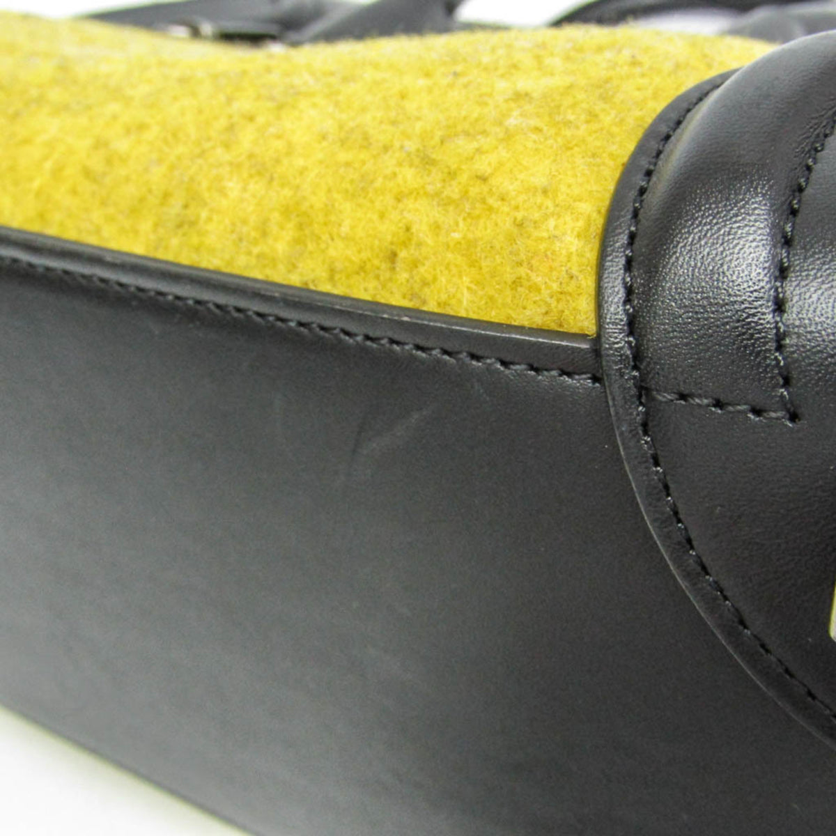 Celine Tricolor Luggage Felt, Multicolour, Leather, Handbag