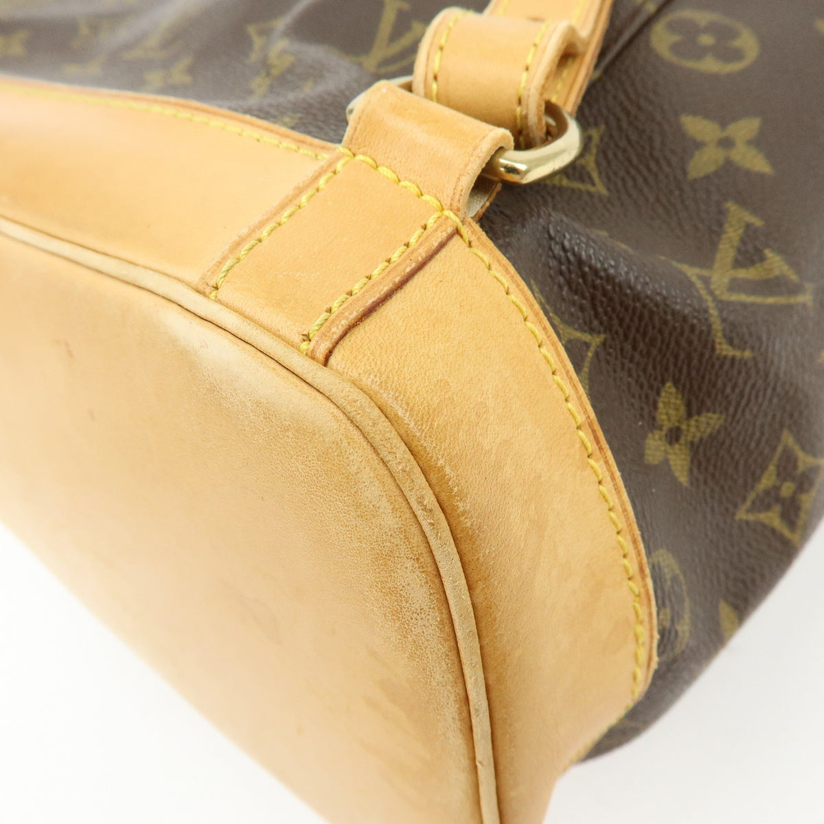 Louis Vuitton Vintage Montsouris Monogram Canvas, Brown, Canvas, Backpack
