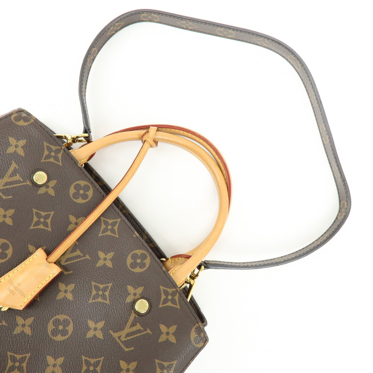 Louis Vuitton Montaigne Monogram Canvas, Brown, Canvas, Handbag