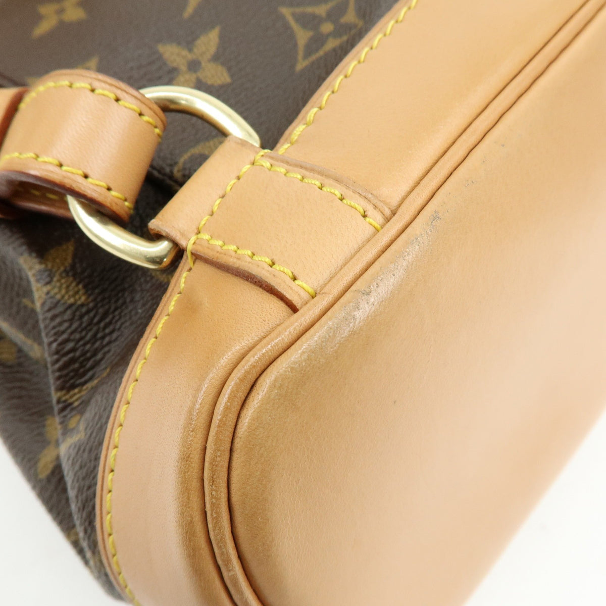 Louis Vuitton Vintage Montsouris Monogram Canvas, Brown, Canvas, Backpack