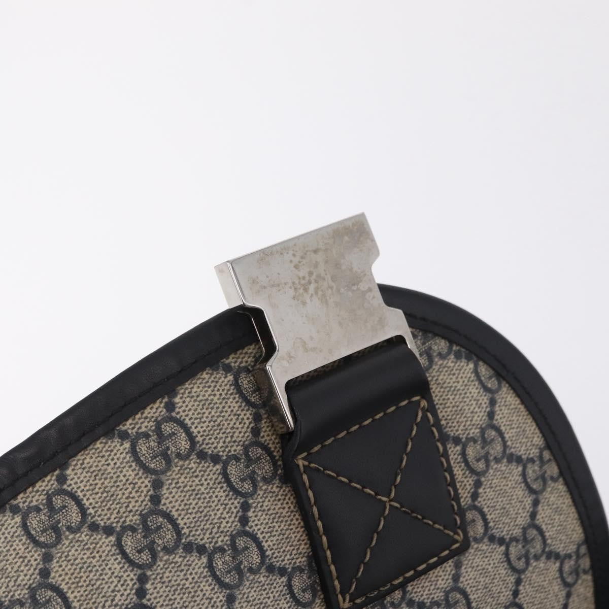 Gucci GG Messenger GG Coated Canvas, Navy, PVC, Shoulder Bag