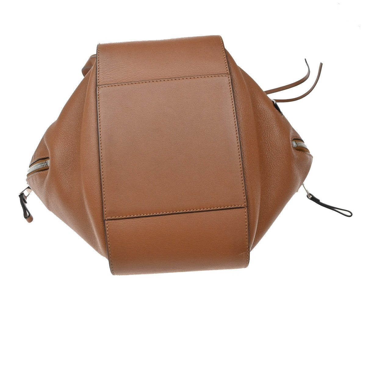 Loewe Hammock Leather, Brown, Leather, Handbag