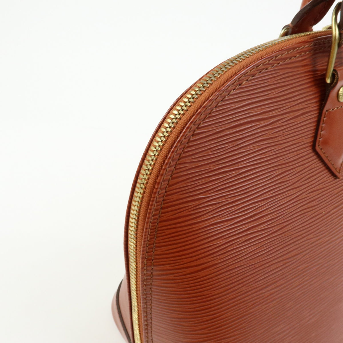 Louis Vuitton Alma Epi Leather, Brown, Leather, Handbag