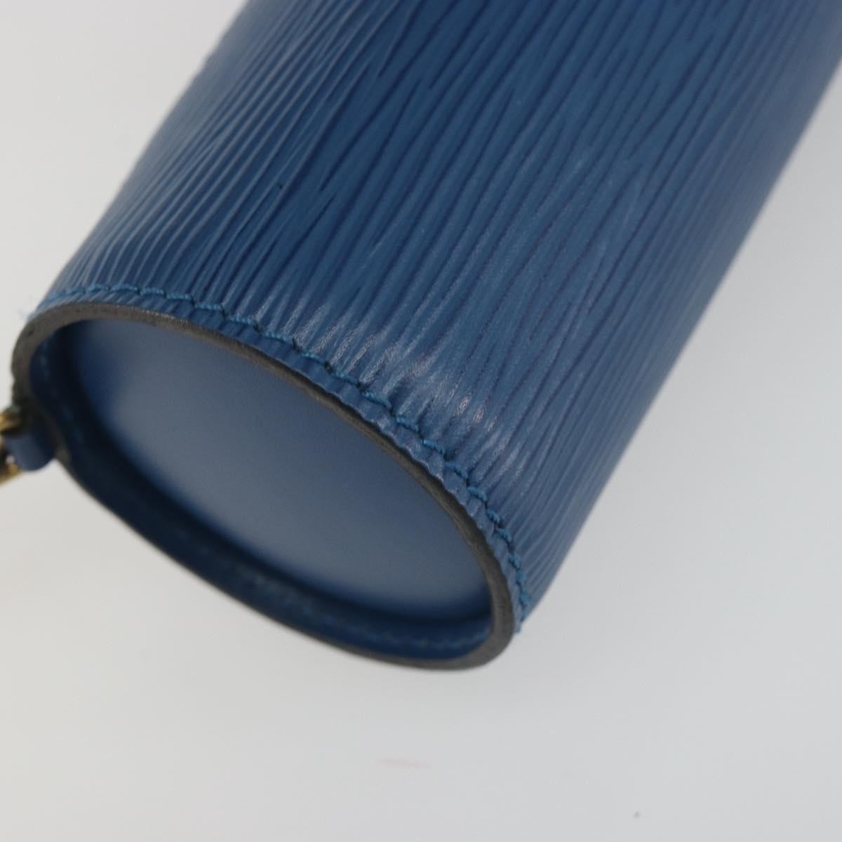 Louis Vuitton Soufflot Pochette Epi Leather, Blue, Leather, Clutch