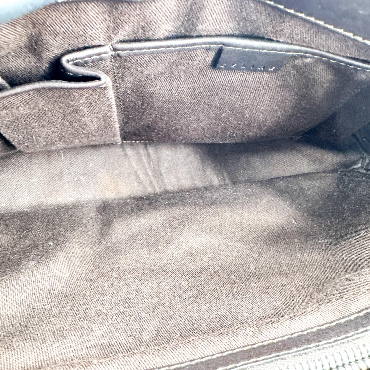 Celine Boogie Calfskin, Black, Leather, Handbag
