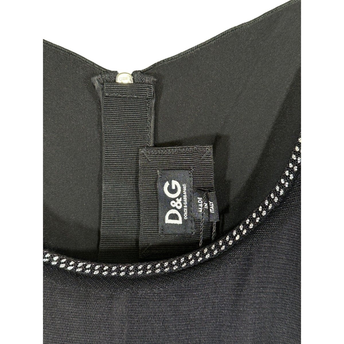 DOLCE & GABBANA Black Silk Dress - Brandsamsara