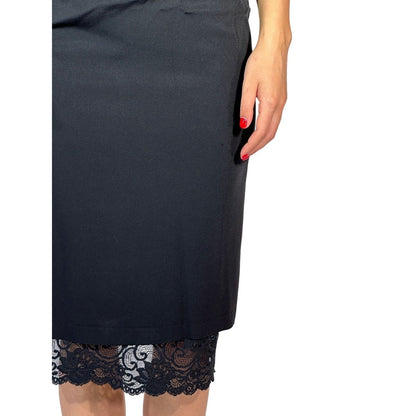 Dolce & Gabbana Lace Trim Slip Dress - Brandsamsara