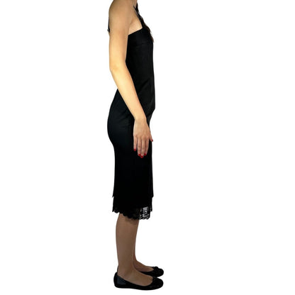 Dolce & Gabbana Lace Trim Slip Dress - Brandsamsara