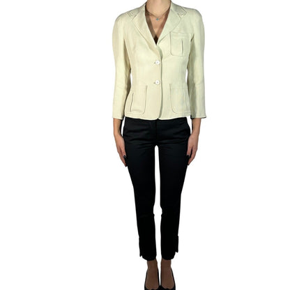 Donna Karan DKNY Linen Blend Blazer - Brandsamsara