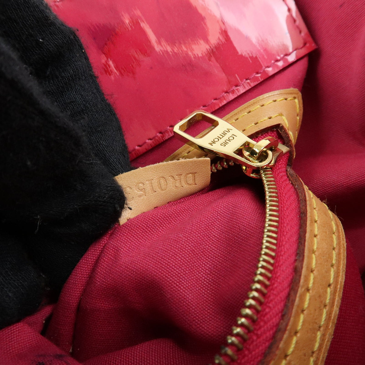 Louis Vuitton Catalina Limited Edition Monogram Vernis Ikat, Pink, Leather, Handbag