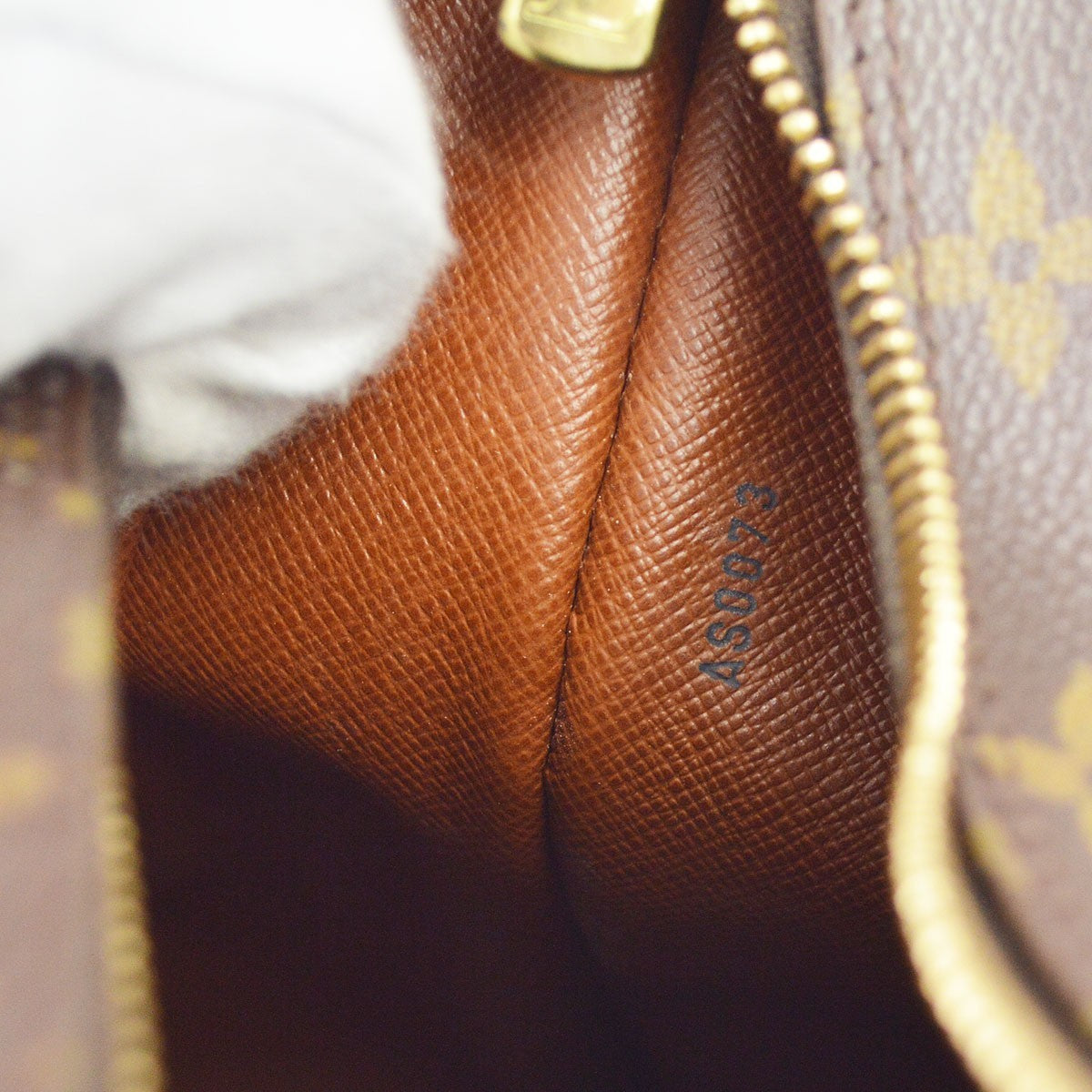 Louis Vuitton Boulogne Monogram Canvas, Brown, Canvas, Handbag