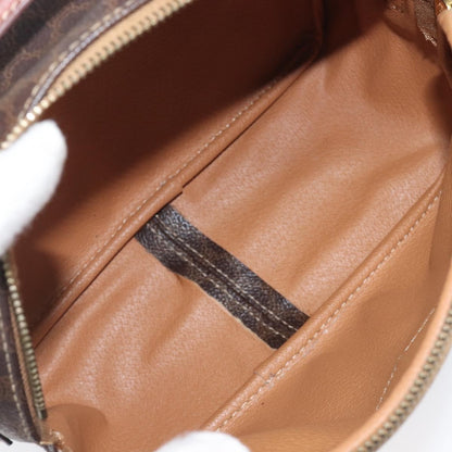 Celine Vintage Handbag Toile Céline, Brown, Canvas, Handbag