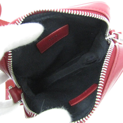 Christian Dior World Tour Zip Messenger Oblique Galaxy Leather, Red, Leather, Clutch