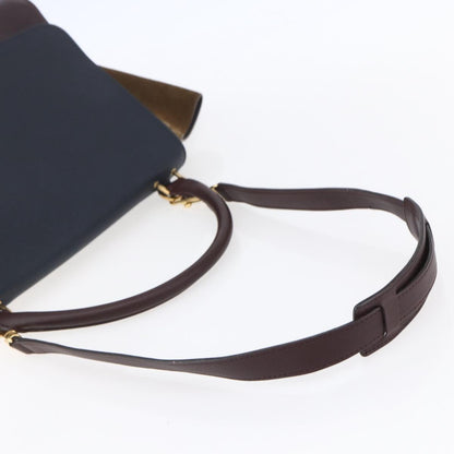 Celine Tricolor Trapeze Bag Leather, MULTICOLOUR, LEATHER, Handbag