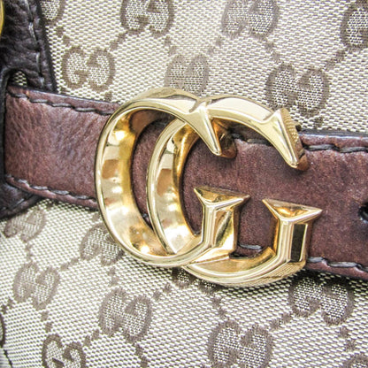 Gucci GG Running GG Canvas with Leather, Beige, Canvas, Tote Bag
