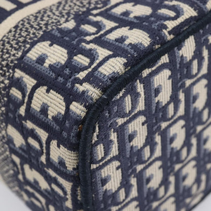 Christian Dior DiorTravel Vanity Case Oblique Canvas, Navy, Canvas, Handbag