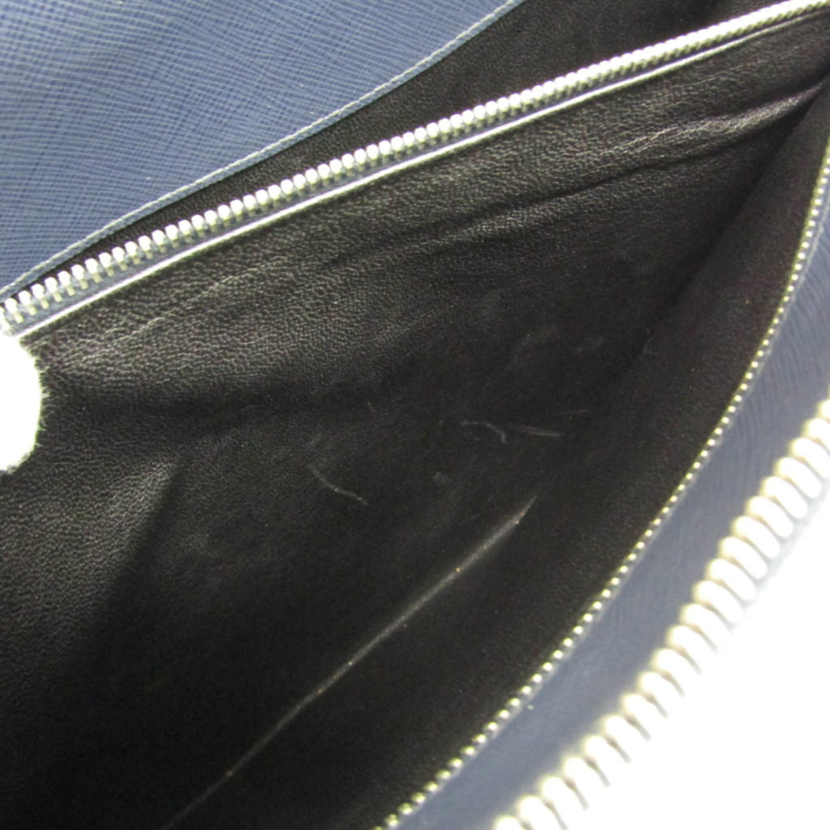 Prada Convertible Travel Saffiano Leather, Navy, Leather, Briefcase