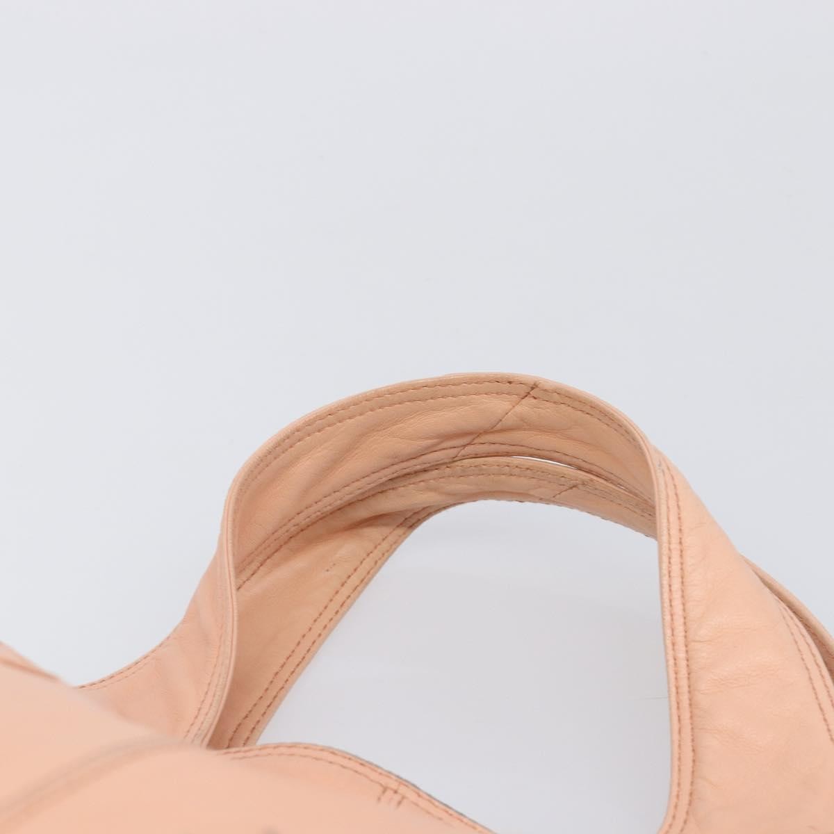 Bottega Veneta Regent Leather with Intrecciato Detail, Pink, Leather, Tote Bag