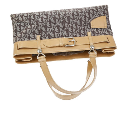Christian Dior Vintage CD trotter Canvas, Brown, Canvas, Shoulder Bag