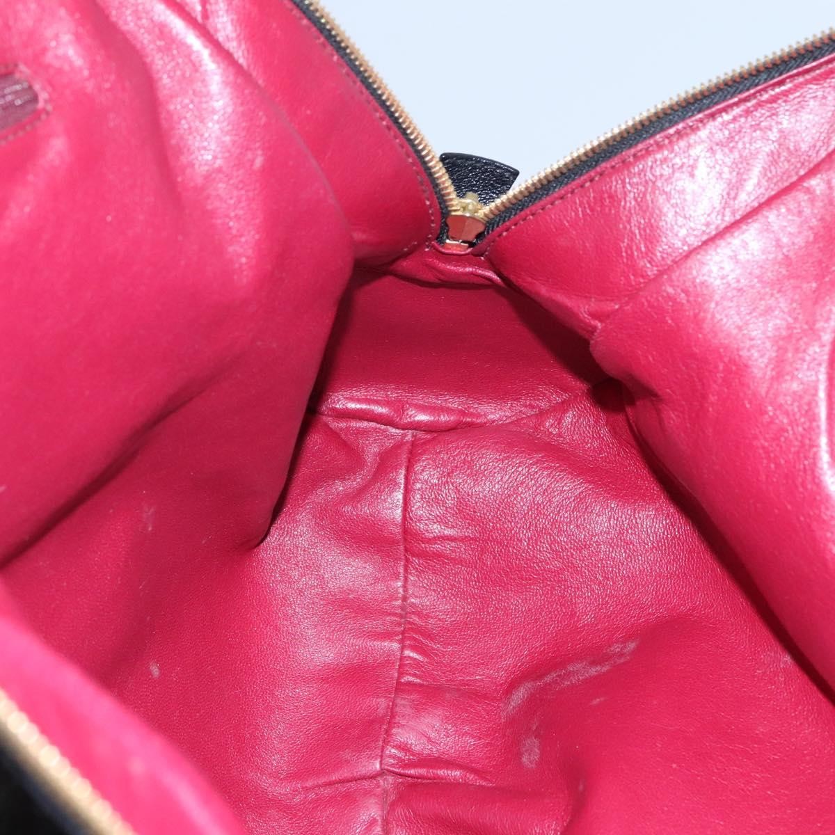 Bvlgari Chandra Leather, Black, Leather, Shoulder Bag