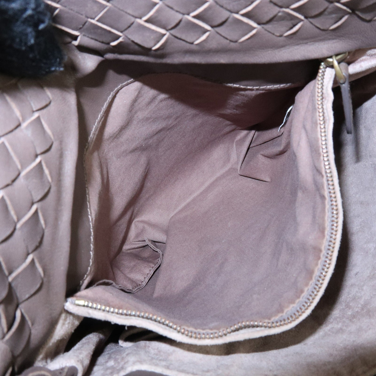 Bottega Veneta Shoulder Intrecciato Nappa, Brown, Leather, Shoulder Bag