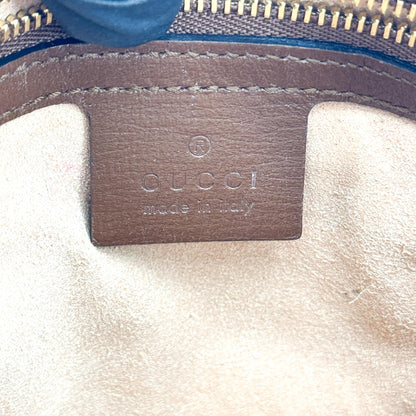 Gucci Horsebit 1955 Camera GG Coated Canvas with Leather, Beige, Canvas, Handbag