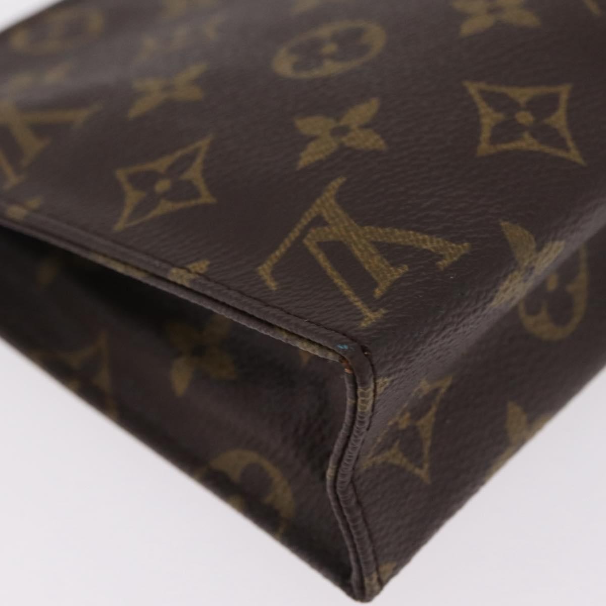 Louis Vuitton Toiletry Pouch Monogram Canvas, Brown, Canvas, Clutch