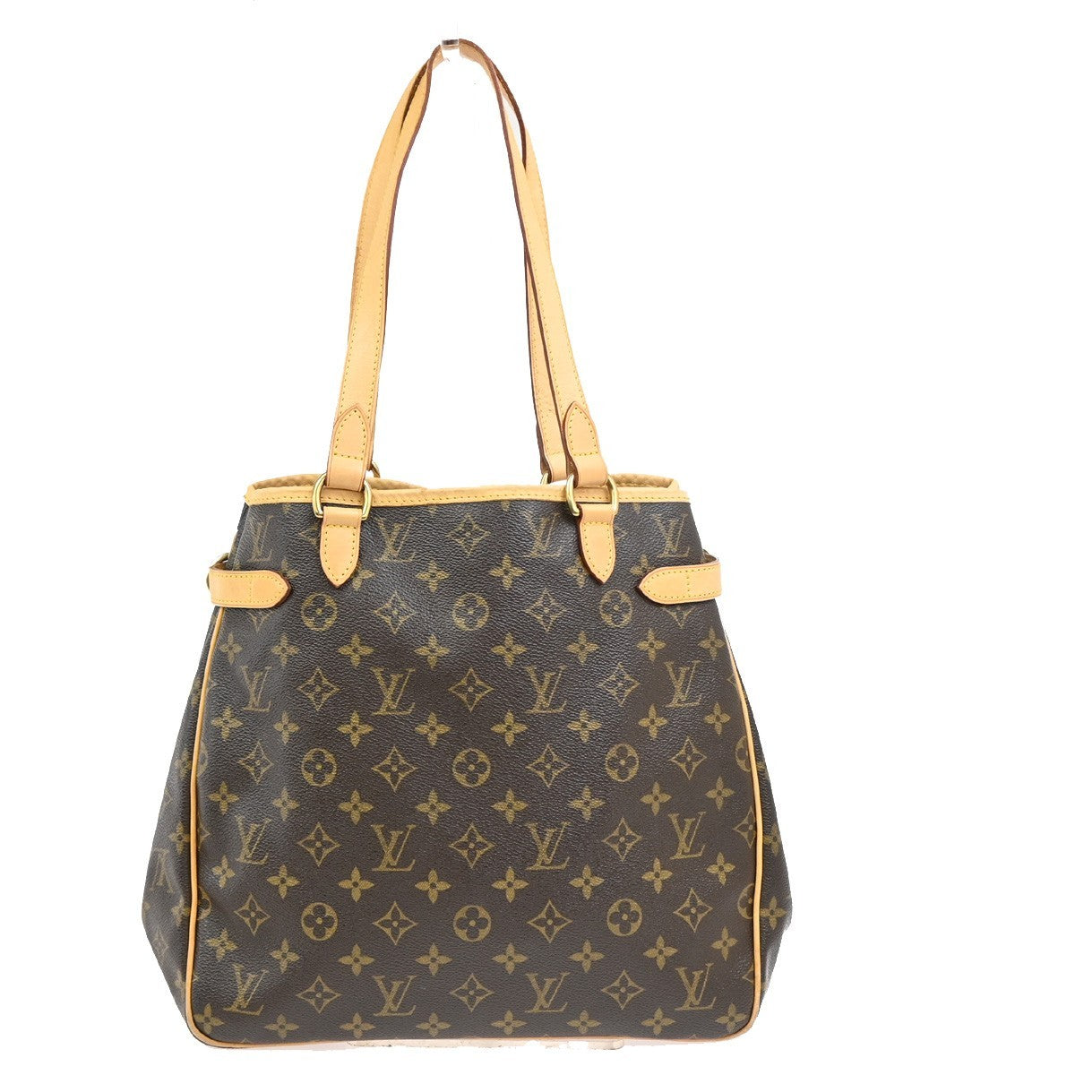 Louis Vuitton Batignolles Monogram Canvas, Brown, Leather, Tote Bag