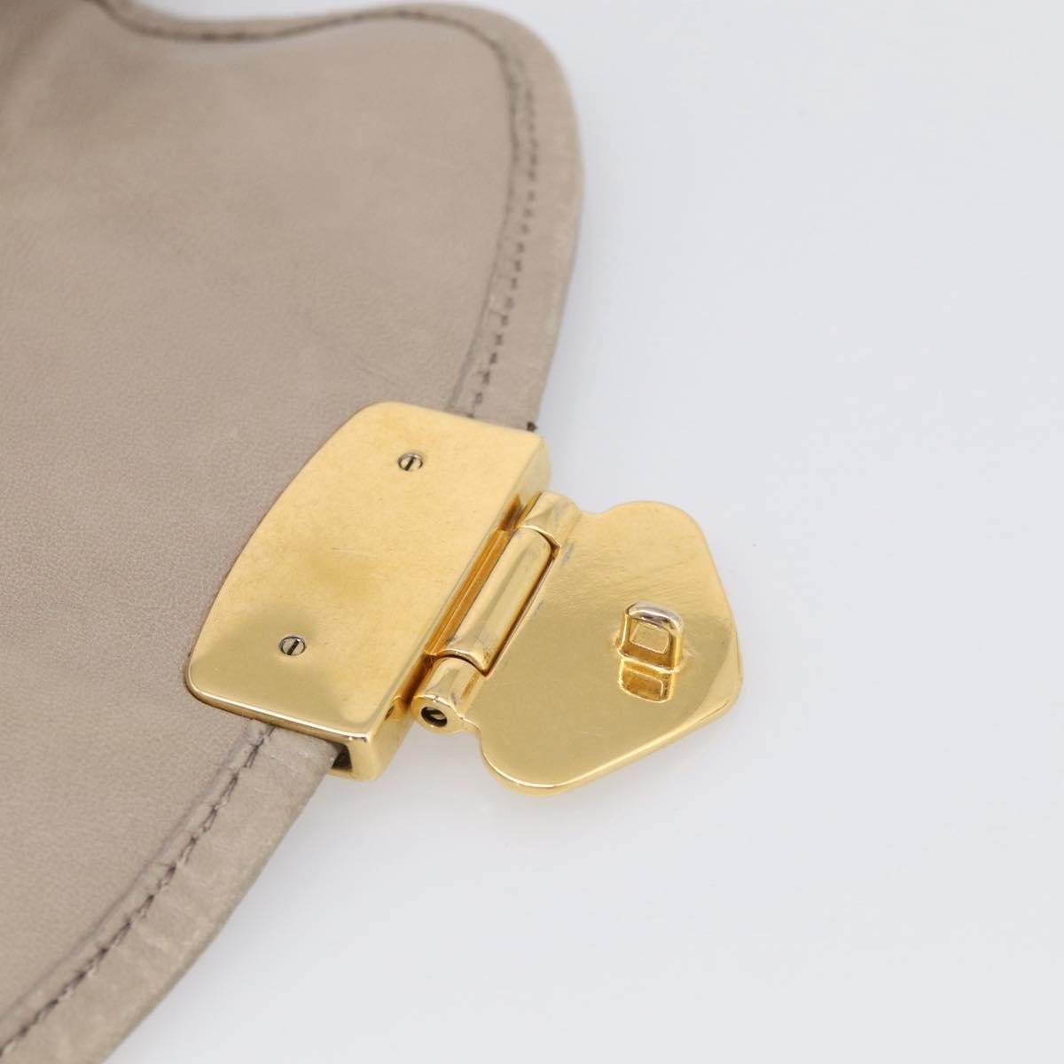Miu Miu Coffer Hobo Matelasse Leather, Beige, Leather, Handbag