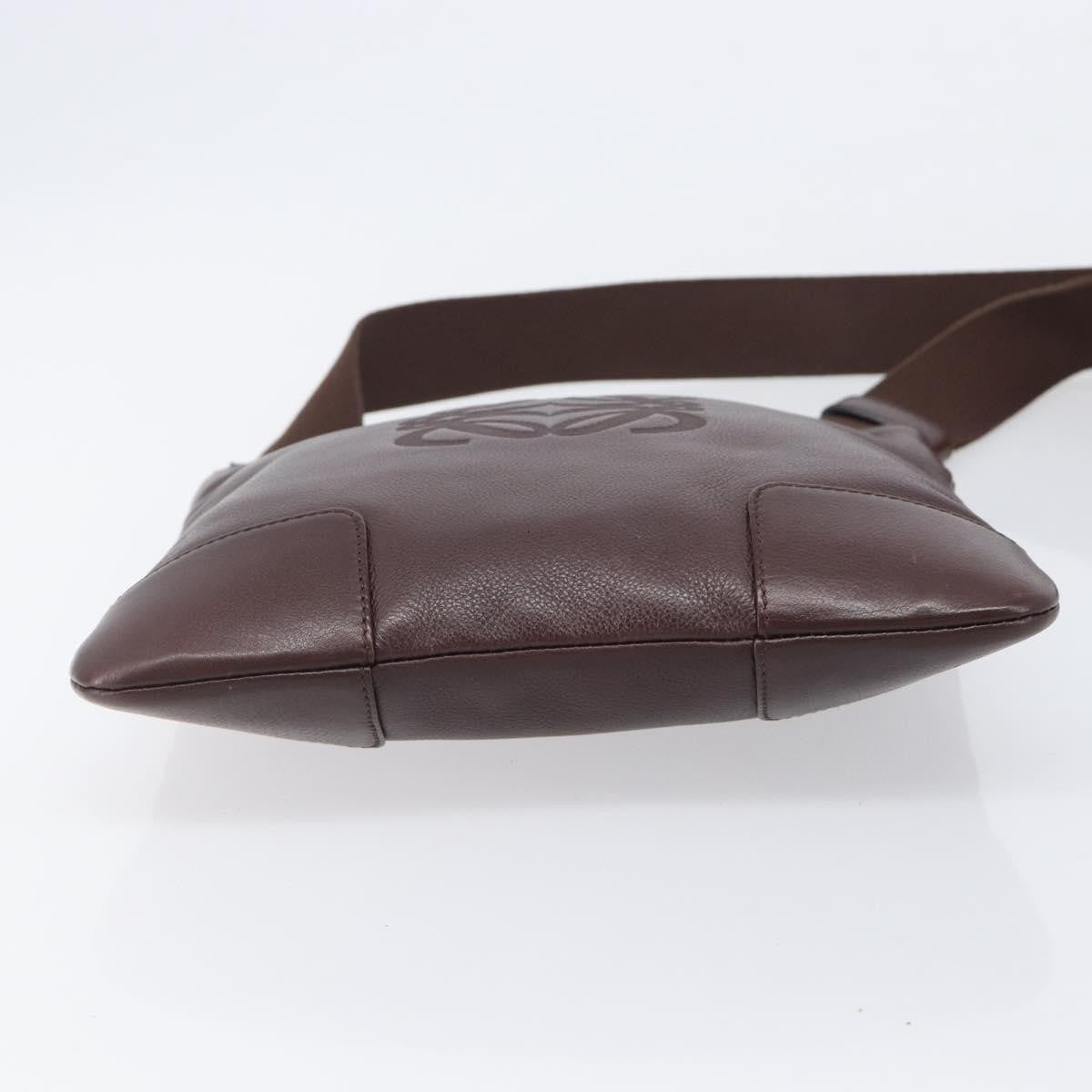 Loewe Anagram Leather, Brown, Leather, Shoulder Bag