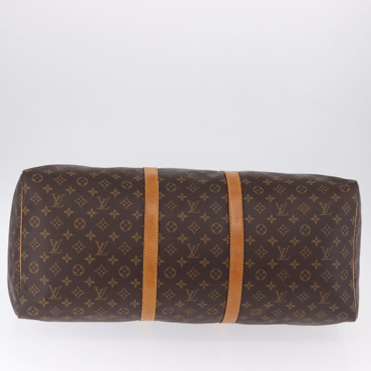 Louis Vuitton Keepall Monogram, Brown, Canvas, Travel Bag