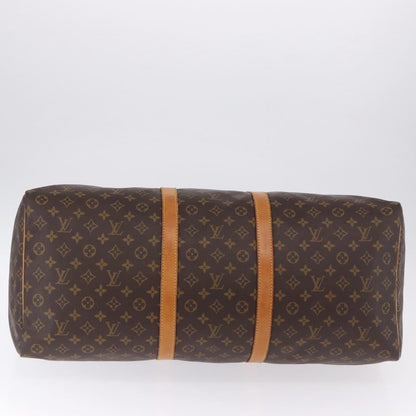 Louis Vuitton Keepall Monogram, Brown, Canvas, Travel Bag