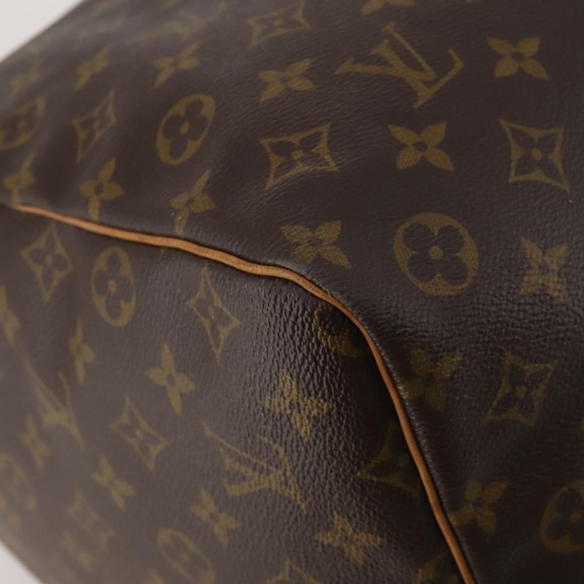 Louis Vuitton Keepall Monogram, Brown, Canvas, Travel Bag