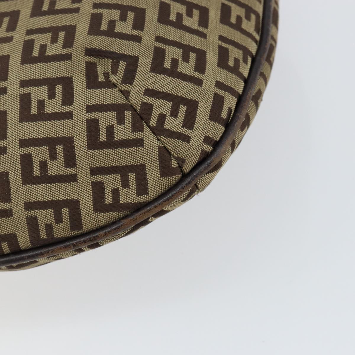 Fendi Mamma Baguette Zucca canvas, BROWN, CANVAS, Handbag