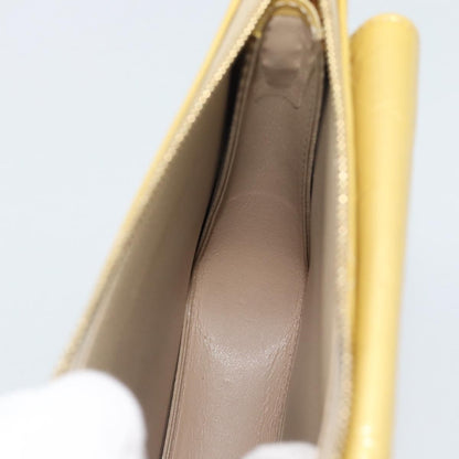Louis Vuitton Mott Monogram Vernis, Beige, Patent Leather, Clutch
